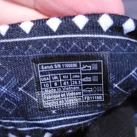 Sanuk Yoga Sling 2 Sandal, Women's Size 10 Blue Print memory foam sandals! - Picture 7 of 8